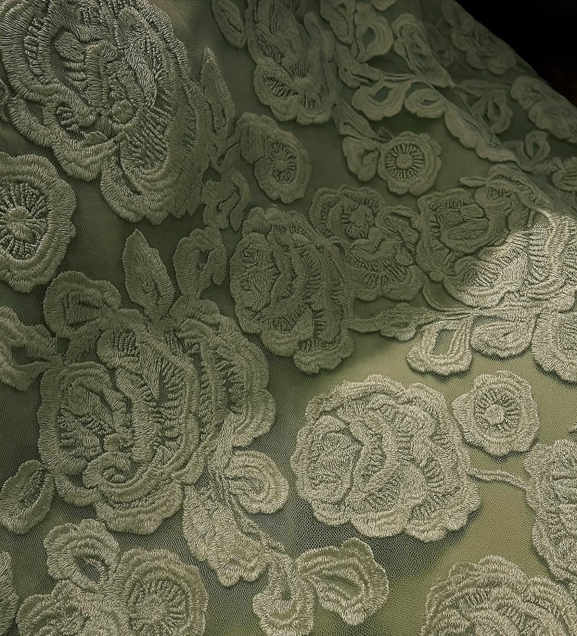 Lace dantel fabric for couture