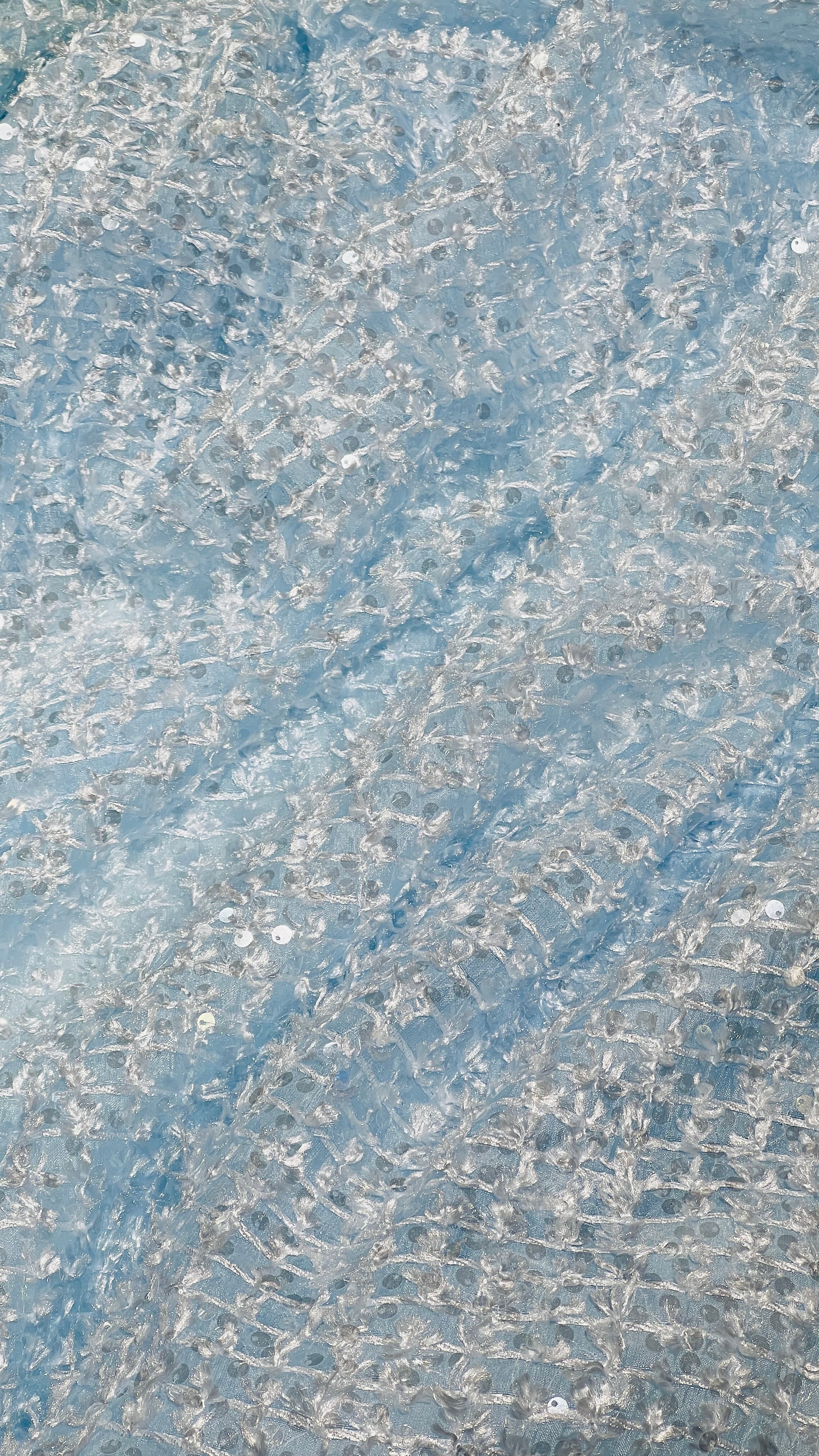 Textured Organza Fabric image