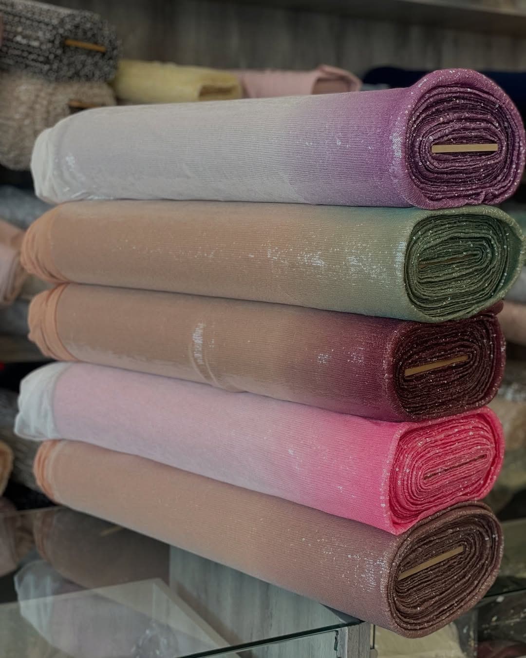 Gradient Veil Fabric image