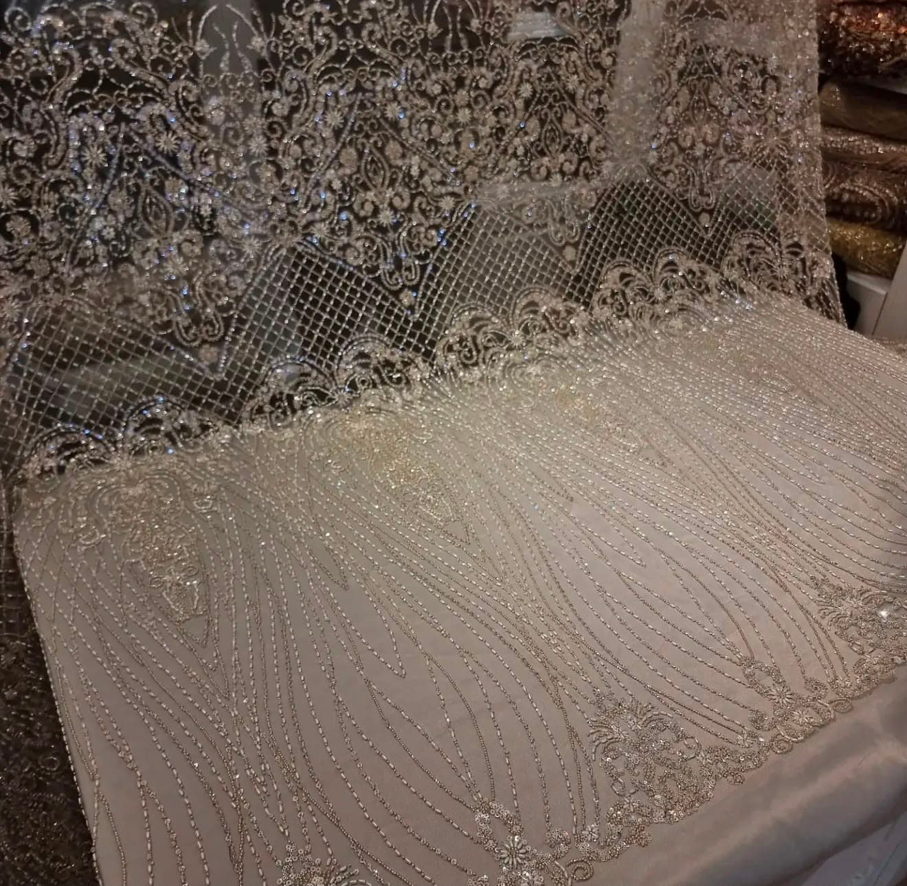 Graceful Bloom Fabric image