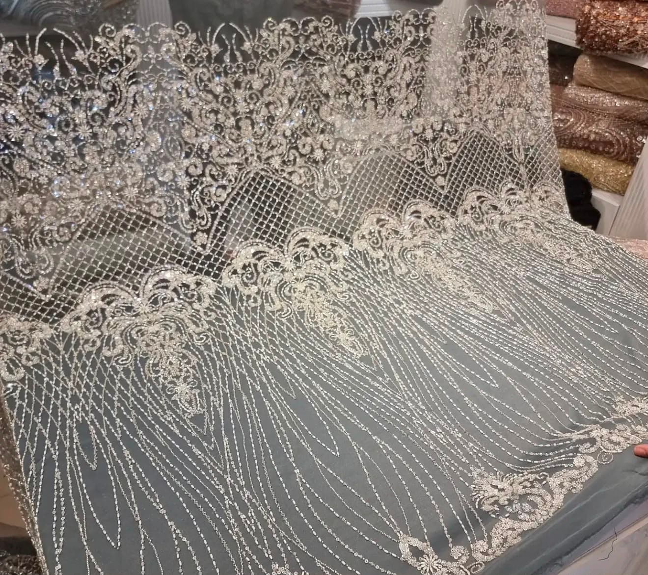 Graceful Bloom Fabric image